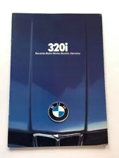 1981 BMW 320i 44-page Original Car Sales Brochure Catalog