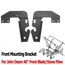 For John Deere 46" Front Blade/Snowplow Mounting Bracket Pair GXH24760/GXH24761