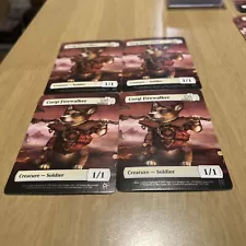 Star City Games SCG Game Night MTG - Corgi Firewalker Token X4