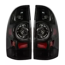 Left&Right Side Tail Lights For 2005-2015 Toyota Tacoma Assembly Black Rear Lamp (For: 2015 Toyota Tacoma)