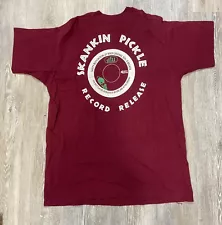 1990 DILL RECORDS SKANKIN PICKLE ALBUM RELEASE PARTY SHIRT!