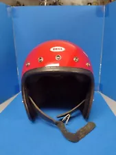 RED VINTAGE SNELL 1975 BELL MAGNUM III 3 HELMET Size 7 3/4 3/82