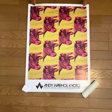 ANDY WARHOL / KYOTO Exhibition 2022 Japan Official Poster B2 20x28in