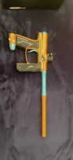 Empire Axe 2.0 Paintball Marker - Dust Bronze/ Dust Light Blue