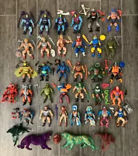 Huge Vintage He-Man MotU Toy LOT - Masters of the Universe - Most are Complete