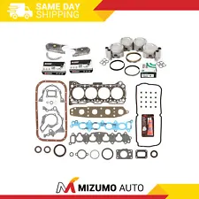 Full Gasket Set Pistons Bearings Fit 94-01 Suzuki Sidekick X90 Geo Tracker 1.6