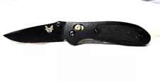 Benchmade 556 Mini Griptilian 2.9 inch D2 Black Blade Mel-Pardue.