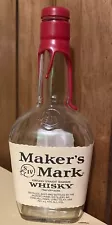 Maker’s Mark Whisky 750 ml Bottle, Good For Centerpiece, Empty