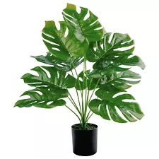 Toopify 19 Large Fake Plants Artificial Palm Tree in Pot for Indoor and Outdoor