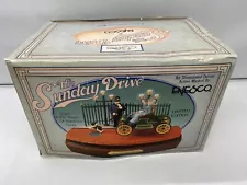 Enesco "The Sunday Drive" Animated Music Box - New in box