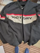 Victory Motorcycle Per Own Men's Black Jacket, Large