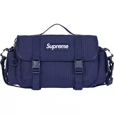 Supreme® Mini Duffle Bag in Navy SS24 Reflective Ripstop Box Logo SS24