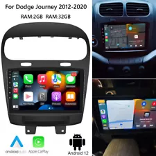 Apple Carplay Car Radio GPS Navi 2+32GB Android 13.0 For 2012-2020 Dodge Journey