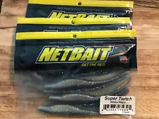 (3 PKS) NET BAIT SUPER TWITCH 9PK ALBINO MAGIC