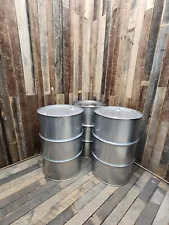 55 Gallon Stainless Drum Barrel USED Closed Top