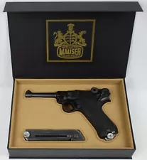 PISTOL GUN PRESENTATION CUSTOM DISPLAY CASE BOX for MAUSER LUGER P 08 parabellum