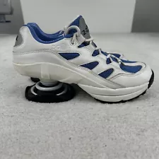 Z-Coil Shoes Women Size 8 White Blue Orthopedic Athletic Pain Relief Walking