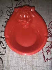 Vtg Arby’s Restaurant Plastic Lion Dipping Sauce Cup Bowl Holder 2002 Fast Food