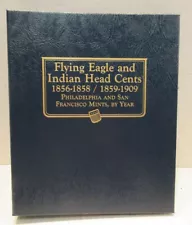 2 Page Whitman Classic Album #9111 Flying Eagle & Indian Head Cents 1856-1909