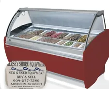 IDC-VAR12H GELATO FORCED SYSTEM Gelato display cases curved glass