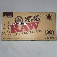 Raw Super Jumbo Mega Roll 1000 Feet Of Rolling Paper