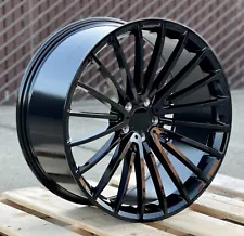 19x8.5 5x112 +35 s580 style Gloss Black Wheels Rims Fits Mercedes E S set of 4