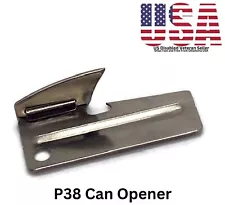 ORIGINAL MILITARY ISSUE P38 CAN OPENER MADE IN USA NSN 7330-01-467-0680