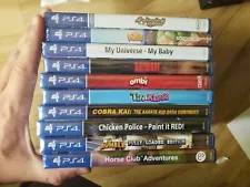 Lot of 10 PlayStation 4. PS4 Games NEW Limited Run. RPG. Shooter. WORMS. Daymare