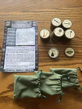 True Dungeon Token Lot -- 53 -- Total - 2017 Date With Barbarian Tutorial Sheet