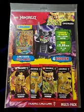 Lego Ninjago Trading Card Game Series 8 Multi-Pack 4 Booster Packs + LE 20 New