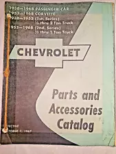 1938-1968 Chevrolet Body Parts Book Catalog: Passenger, Corvette & Truck (For: More than one vehicle)