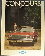 1977 Chevrolet Concours Catalog Brochure Nova Coupe Sedan Excellent Original 77