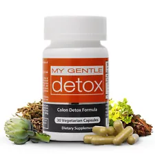 Herbal Nitro My Gentle Detox - Advanced Colon Cleanse Detox for Women & Men