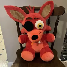 Five Nights At Freddy's FOXY Plush FNAF Big Jumbo 18-20” Lrg Missing Eyebrow