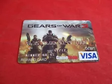 Gears of War 3 Xbox 360 Visa GameStop Promo Gift Card Reward (no money left)