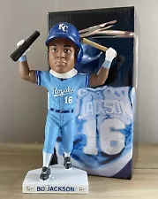 BO JACKSON Kansas City Royals Charities SGA “Broken Bat” Nodder Bobblehead NIB!