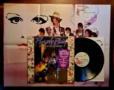 PRINCE Purple Rain Vinyl Lp 1984 US 1st Press Warner In Shrink w/Poster VG+/VG+