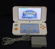 Nintendo 2DS XL Console - White/Orange