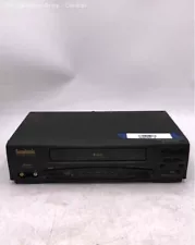 Symphonic SL240A Black 120V Corded Electric Video Cassette VHS Player