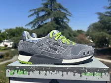 ASICS Gel-Lyte III Nice Kicks Castlerock Grey Japan Wave 1201A740-020 Size 10