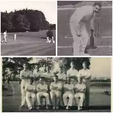 SCARCE Cricket Sports History 3 REAL PHOTOS STAR PLAYERS ON RANJITSINHJI TEAM