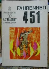 Fahrenheit 451 BY RAY BRADBURY 1971 PRESS CULT NOVEL TURKISH BOOK RARE VHTF