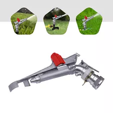 New Listing2'' Irrigation Spray Gun Sprinkler Gun Large 360°Adjustable Impact Area Water