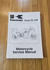 2002 - 2006 Kawasaki Ninja ZX-12R Motorcycle Repair Manual Pn 99924-1278-06