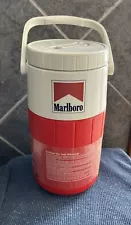 Marlboro Drink Cooler Thermos Coleman Water Jug Vintage. - Unused / Has A Dent