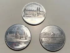 1904 Saint Louis World's Fair Coin Tokens 3 for sale