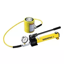 Enerpac SCL502H 50 Ton 10000 PSI Hydraulic Cylinder and Hand Pump Set