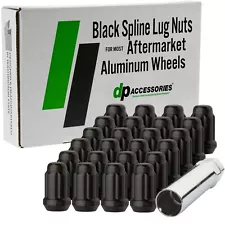 Black Lug Nuts for 1987-1997 Nissan Pickup with Aftermarket Wheels (For: 1997 Nissan Pickup)