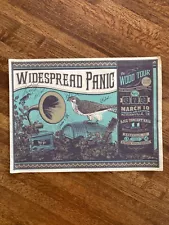 SIGNED Widespread panic band poster