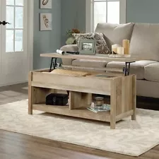 Sauder Cannery Bridge Lift-Top Coffee Table, Lintel Oak Finish